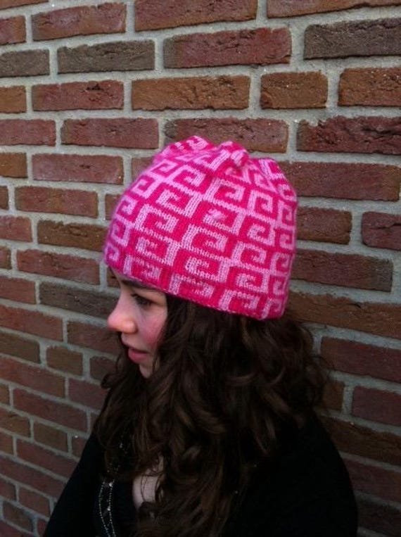 Sale Mädchen Skimütze in Zwei Farben Rosa von Breicreaties