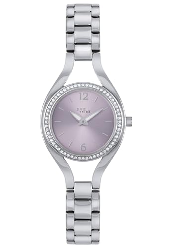 Breil Elettra Damen Armbanduhr mit Armband aus Edelstahl in der Farbe: Silber, Gehäusedurchmesser: 29,5 mm, EW0587 von Breil