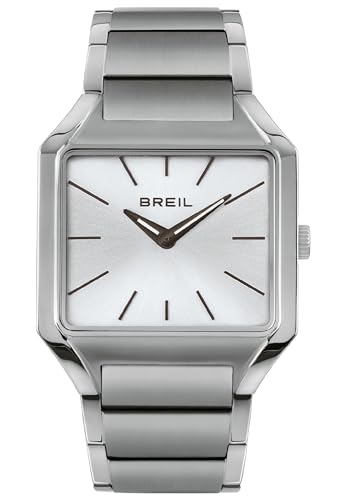 Breil, Nur-Zeit Herrenchronograph The B Collection, Herrenuhr mit Originellem und Minimalistischem Design, mit Quarzwerk Myota 2025 und Wasserdichtigkeit bis zu 5 Atm von Breil