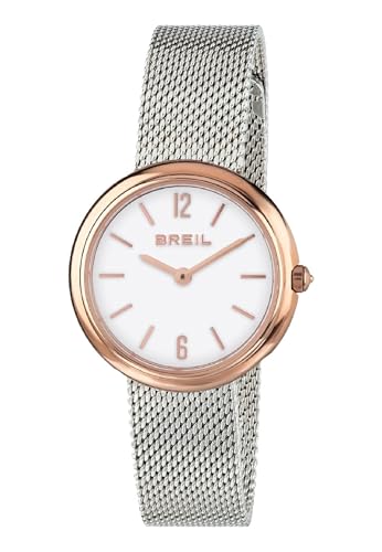 Breil Damen Armbanduhr Iris in der Farbe Silber mit Edelstahlarmband, Gehäusedurchmesser: 29mm, TW1777 von Breil