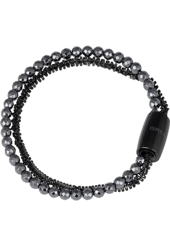 BREIL - Damenarmband Element Small Stardust aus der Kollektion MAGNETICA SYSTEM TJ2938 - Damenschmuck, Armband ist veränderbar u. mit anderen Stücken der Kollektion kombinierbar - Stahl/Hämatit, 19 cm von Breil