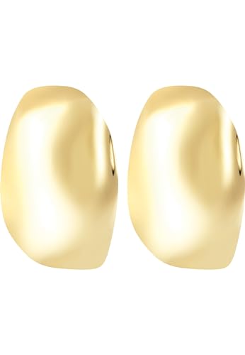 Breil B WHISPER Damen Ohrringe 4cm aus goldfarbenem IP-Stahl in der Farbe Gold, TJ3231 von Breil