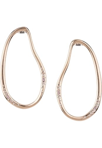 BREIL - Ohrringe aus poliertem Stahl Sammlung WISH JEWELS mit glänzenden Kristallen für frau von Breil