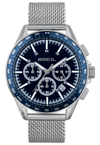 Breil - Uhr für Mann rund mit einfarbigem Zifferblatt und Stahlgehäuse Sammlung Rugged von Breil