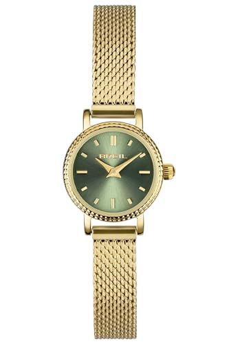 Breil Damen Armbanduhr Darling mit goldfarbenem Stahlarmband, 3 Bar, Gehäusedurchmesser: 18 mm, TW2002 von Breil