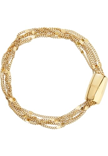 Breil, Magnetica System Kollektion, Kleines Comet Armband, Damenarmband aus Goldfarbenem Poliertem Edelstahl, Magnetverschluss, Farbe: Gold, Größe: 19,5 cm, Mädchen- und Damenschmuck von Breil