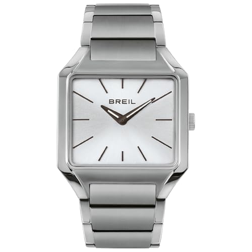 Breil, Nur-Zeit Herrenchronograph The B Collection, Herrenuhr mit Originellem und Minimalistischem Design, mit Quarzwerk Myota 2025 und Wasserdichtigkeit bis zu 5 ATM von Breil