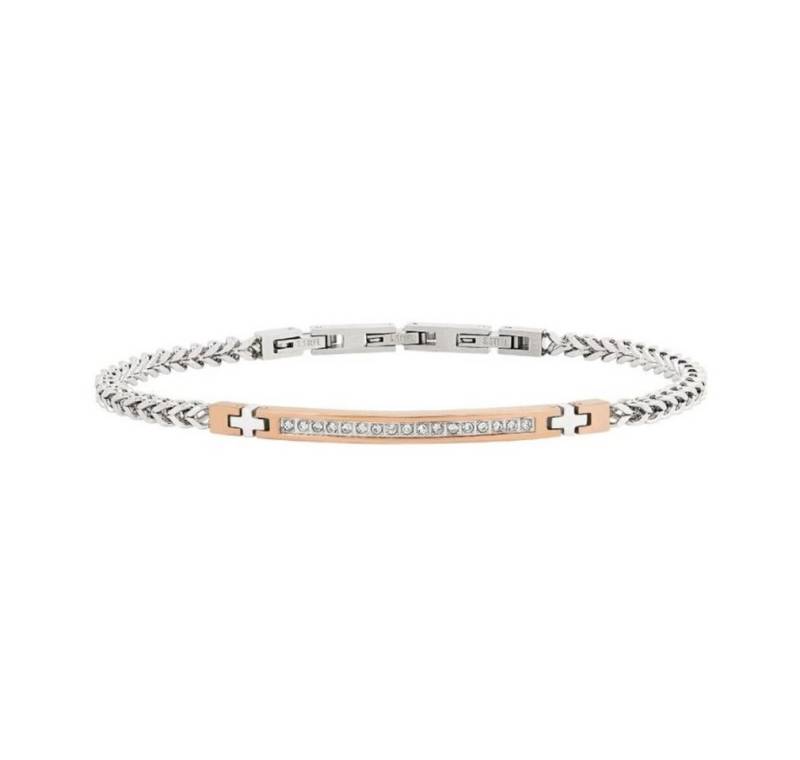Breil Armband Módní ocelový bicolor náramek se zirkony Light Row TJ3367 von Breil