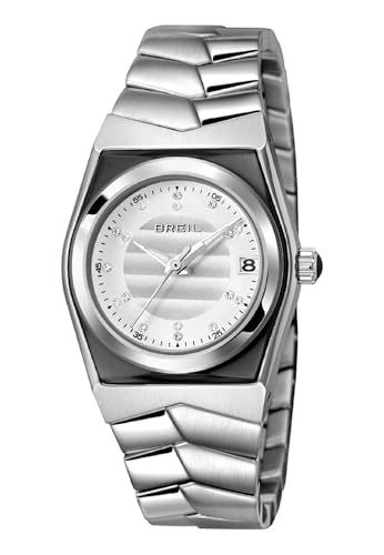 Breil Armbanduhr Frau Escape quadrante Silber e uhrarmband in Stahl, Werk TIME JUST - 3H QUARZUHR von Breil