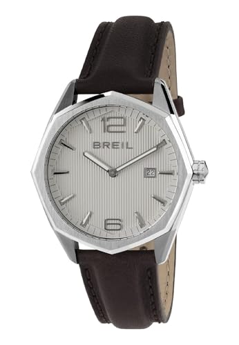 Breil Armbanduhr fur Mann Eight mit uhrarmband aus Kalbsleder, Werk TIME JUST - 2H QUARZUHR von Breil