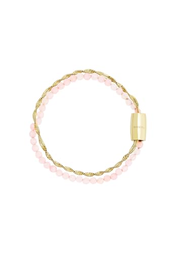 Breil Beil Jewel Magnetic Collection System, Farbenfrohe Champagner -Farbstahlarmbänder von Frauen mit AGATA - TJ3584 von Breil