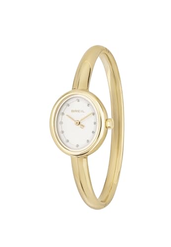 Breil Woman Damen Hoop Mono – Color Dial Bewegung Silber Bewegung Solo – 2 Quarz und Armband versilbert, Armband aus Silber TW2053 von Breil