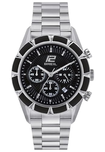 Breil Bow Shot Herren Armbanduhr mit Armband aus Edelstahl in der Farbe: Gold, Gehäusedurchmesser: 43 mm, TW1982 von Breil