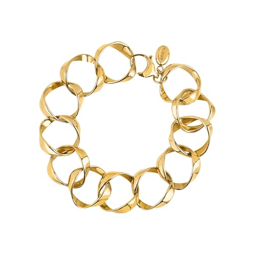 Breil Juwel Sammlung B WHISPER, ARMBÄNDER aus DAMEN in FARBIGER STAHL Farbe GOLD messen EINZIGARTIG - TJ3397 von Breil