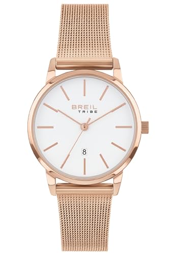 Breil Damen Armbanduhr Avery in der Farbe Rosegold mit Edelstahlarmband, Gehäusedurchmesser: 32 mm, EW0515 von Breil