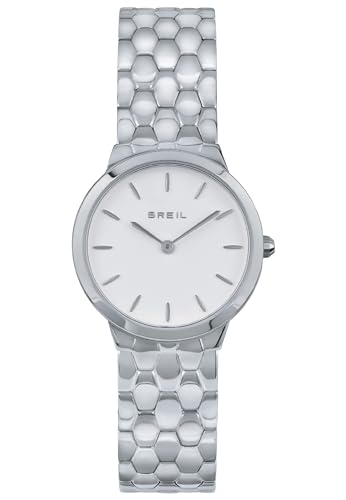 Breil Damen Armbanduhr Blunt in der Farbe Silber mit Edelstahlarmband, Gehäusedurchmesser: 30 mm, TW1900 von Breil