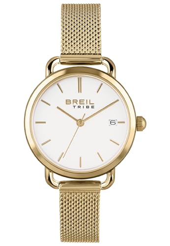 Breil Damen Armbanduhr Eliza in der Farbe Gold mit Metallarmband, Gehäusedurchmesser: 32 mm, EW0502 von Breil