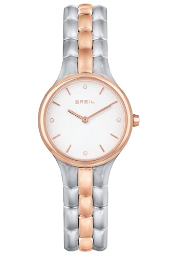 Breil Damen Armbanduhr Ivy in der Farbe Silber/Gold mit Edelstahlarmband, Gehäusedurchmesser: 29mm, TW1888 von Breil