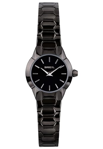 Breil Damen Armbanduhr New One in der Farbe Schwarz mit Edelstahlarmband, Gehäusedurchmesser: 24mm, TW1857 von Breil