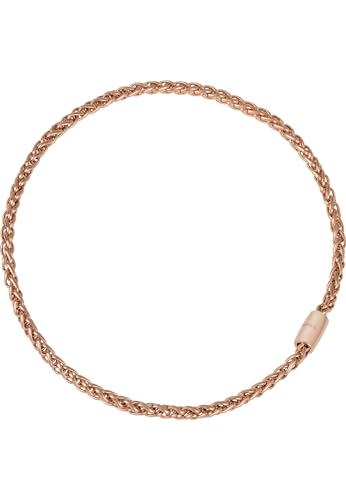 Breil - Damenhalskette Element Medium Wave aus der Kollektion MAGNETICA SYSTEM TJ2935 - Damenschmuck, Kette ist veränderbar und mit anderen Stücken der Kollektion kombinierbar - Stahl/Roségold, 45 cm von Breil