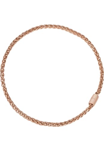 BREIL - Damenhalskette Element Medium Wave aus der Kollektion MAGNETICA SYSTEM TJ2935 - Damenschmuck, Kette ist veränderbar und mit anderen Stücken der Kollektion kombinierbar - Stahl/Roségold, 45 cm von Breil