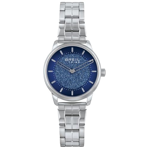 BREIL - Damenuhr Lucille Collection EW0541 - Damen-Accessoires - Polierte Stahluhr für Damen mit einem Gehäusedurchmesser von 32 mm und Einer Verstellbaren Armbandlänge von 13,5 bis 19 cm von Breil