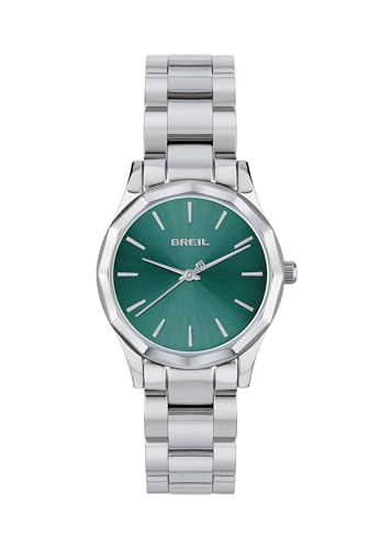 Breil Uhr Damen Dozen Ziffernblatt Weiss Bewegung NUR Zeit Quartz e Nicht VERWEISBAR Stahl Silber TW2084 von Breil