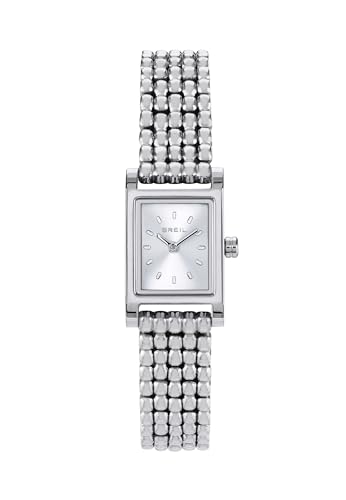 Breil Uhr Damen Demure Ziffernblatt Silber Bewegung NUR Zeit Quartz e Bracelet Stahl Silber TW2103 von Breil