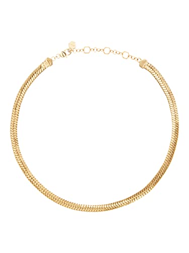 Breil GLEAM Damen Halskette 39cm aus goldfarbenem IP-Stahl in der Farbe Gold, TJ3292 von Breil