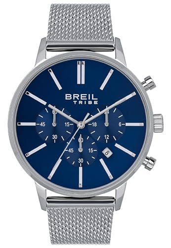 Breil Herren Armbanduhr Avery in der Farbe Silber mit Metallarmband, Gehäusedurchmesser: 42 mm, EW0507 von Breil