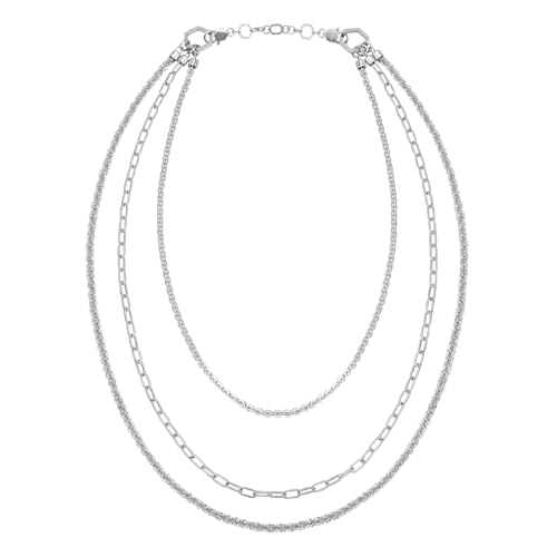 Breil Juwel Sammlung KALEIDO, HALSKETTEN aus DAMEN in STAHL Farbe SILVER messen 52 - TJ3147 von Breil