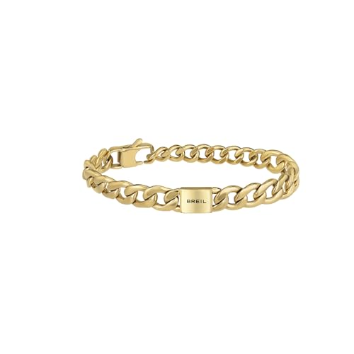 Breil Juwel Sammlung LOGOMANIA, ARMBÄNDER aus HERREN in FARBIGER STAHL Farbe GOLD messen 22 - TJ3069 von Breil