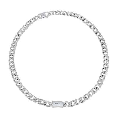 Breil Juwel Sammlung LOGOMANIA, HALSKETTEN aus HERREN in STAHL Farbe SILVER messen 52 - TJ3070 von Breil