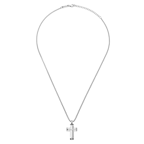 Breil Juwel Sammlung STEELCORE, HALSKETTEN aus HERREN in SILBER UND EDELSTAHL Farbe SILBER messen 52 - TJ3971 von Breil