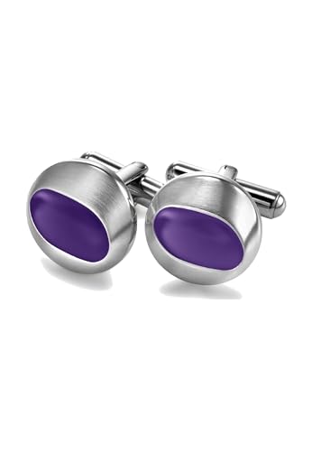 Breil Manschettenknopf Cufflink lila von Breil