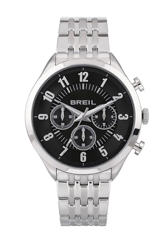 Breil Uhr Herren Arbiter Ziffernblatt SCHWARZ Bewegung Chrono Quartz e Bracelet Stahl Silber TW1874 Breil Uhr Herren Arbiter Ziffernblatt SCHWARZ Bewegung Chrono Quartz e Bracelet Stahl Silber TW1874 von Breil