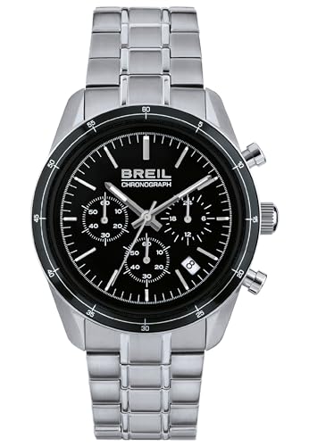 Breil Release Herren Armbanduhr mit Armband aus Edelstahl in der Farbe: Silber, Gehäusedurchmesser: 42 mm, TW1897 von Breil