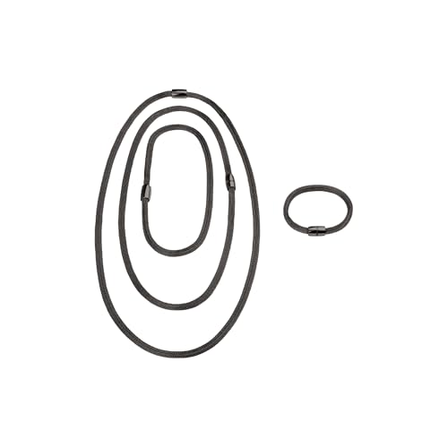 Breil Juwel Sammlung MAGNETICA SYSTEM, HALSKETTEN aus DAMEN in FARBIGER STAHL Farbe SCHWARZ messen 200 - TJ2842 von Breil