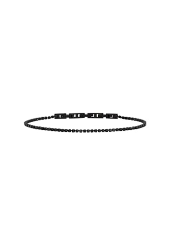 Breil TJ3596 Schmuck Kollektion Tennis, Armbänder für Herren aus Stahl, Farbe Schwarz, Einheitsgröße mit Zirkonia von Breil