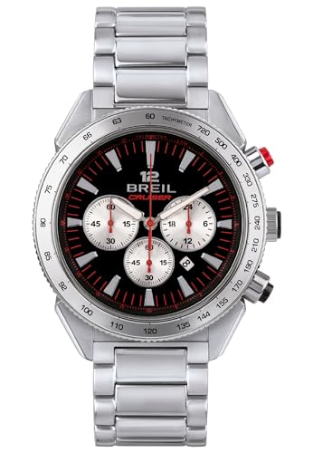 Breil Uhr Cruiser Kollektion Quarz-Chrono-Uhrwerk und Stahlarmband für Herren von Breil