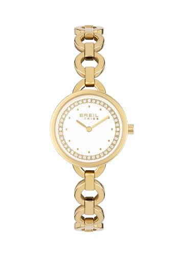Breil Uhr Damen Anouk Ziffernblatt Weiss Bewegung NUR Zeit Quartz e Nicht VERWEISBAR Stahl Silber EW0742 von Breil