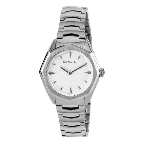 Breil Uhr Damen Eight Ziffernblatt Silber Bewegung NUR Zeit Quartz e Bracelet Stahl Silber TW1700 von Breil