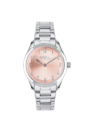 Breil Uhr Damen KYLA Ziffernblatt BLAU Bewegung NUR Zeit Quartz e Bracelet Stahl Silber EW0702 von Breil