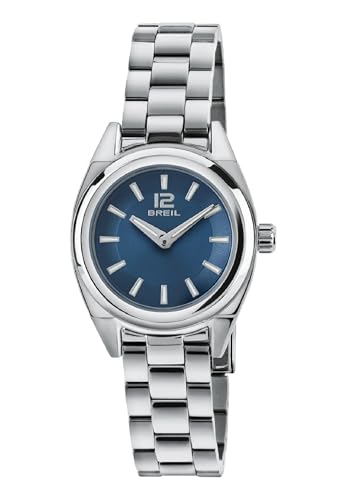 Breil Uhr Damen Master Ziffernblatt Perlmutt Weiss Bewegung NUR Zeit Quartz e Bracelet Stahl Silber TW1536 von Breil