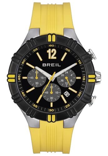 Breil Uhr Sammlung B Rise zifferblatt ANALOG Bewegung CHRON Quarz und Armband aus POLYURETHAN für Mann von Breil