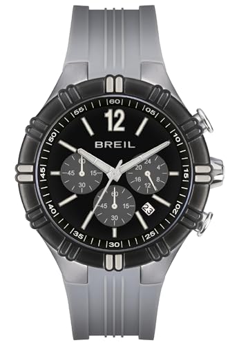 Breil Uhr Sammlung B Rise zifferblatt ANALOG Bewegung CHRON Quarz und Armband aus POLYURETHAN für Mann von Breil