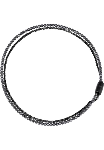 BREIL - Damenhalskette Element Medium Stardust aus der Kollektion MAGNETICA SYSTEM TJ2939 - Schmuck, Kette ist veränderbar u. mit anderen Stücken aus der Kollektion kombinierbar - Stahl/Hämatit, 45 cm von Breil