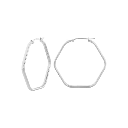 Juwel BREIL Sammlung HEXAGONIA, OHRRINGE aus DAMEN in SILBER UND EDELSTAHL Farbe SILBER messen EINZIGARTIG - TJ3520 von Breil