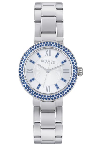 Breil Damen Armbanduhr Dancefloor in der Farbe Silber mit Edelstahlarmband, Gehäusedurchmesser: 32 mm, EW0560 von Breil