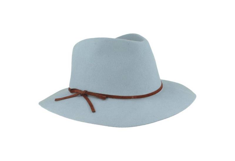 Fiebig Filzhut Damen Traveller mit dünnem Kunstleder-Band von Fiebig